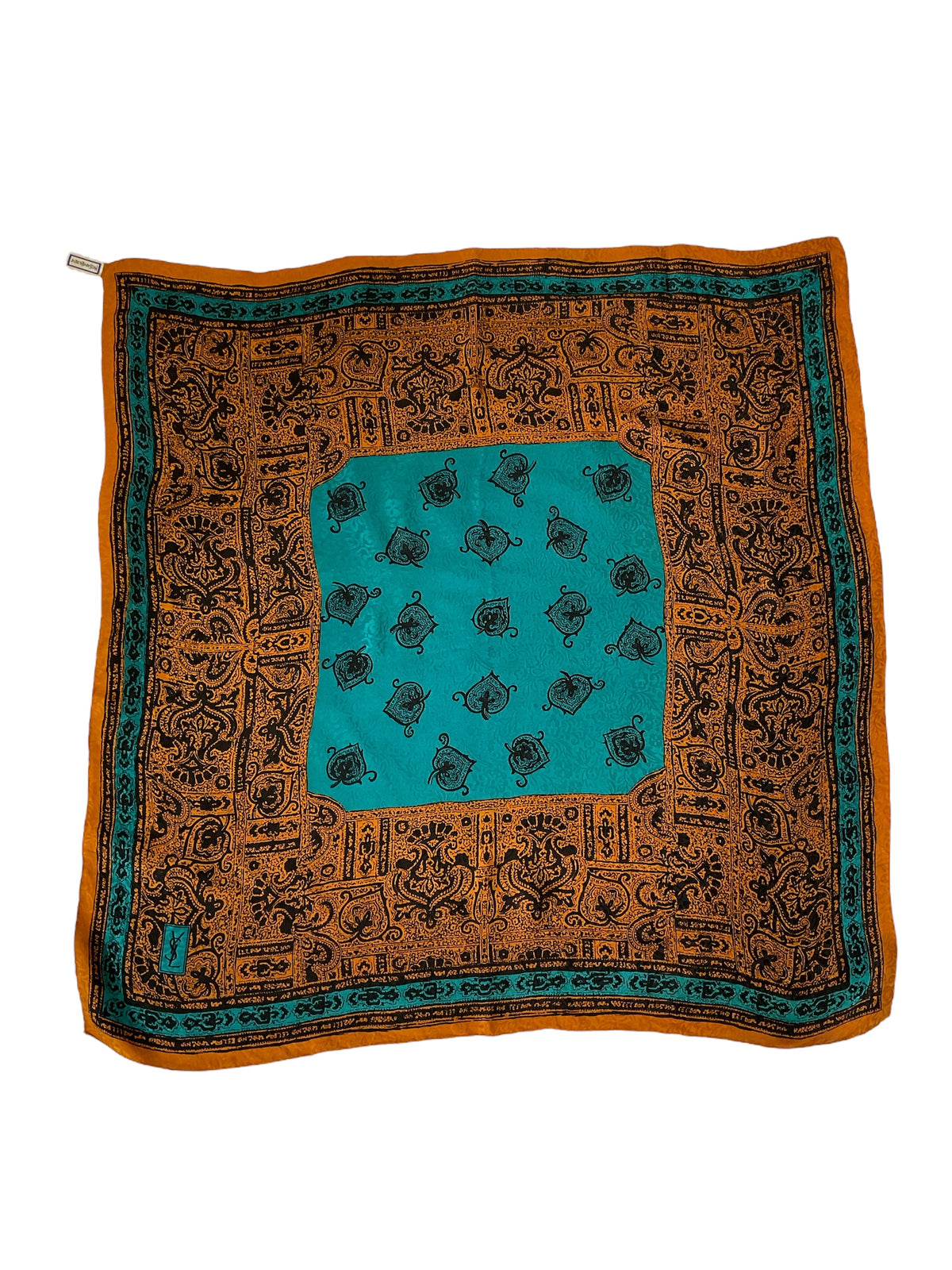 Yves Saint Laurent Vintage Silk Scarf イヴ・サンローラン