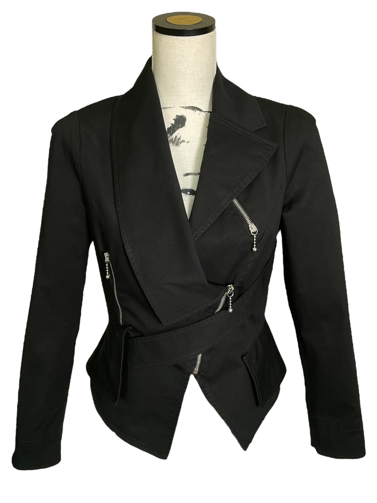 ジャケット VIVIENNE WESTWOOD Woman Jacket Black 1304000LW00YU N401 Vivienne Westwood Red Label Sculpted Cotton Jacket, c. Mid