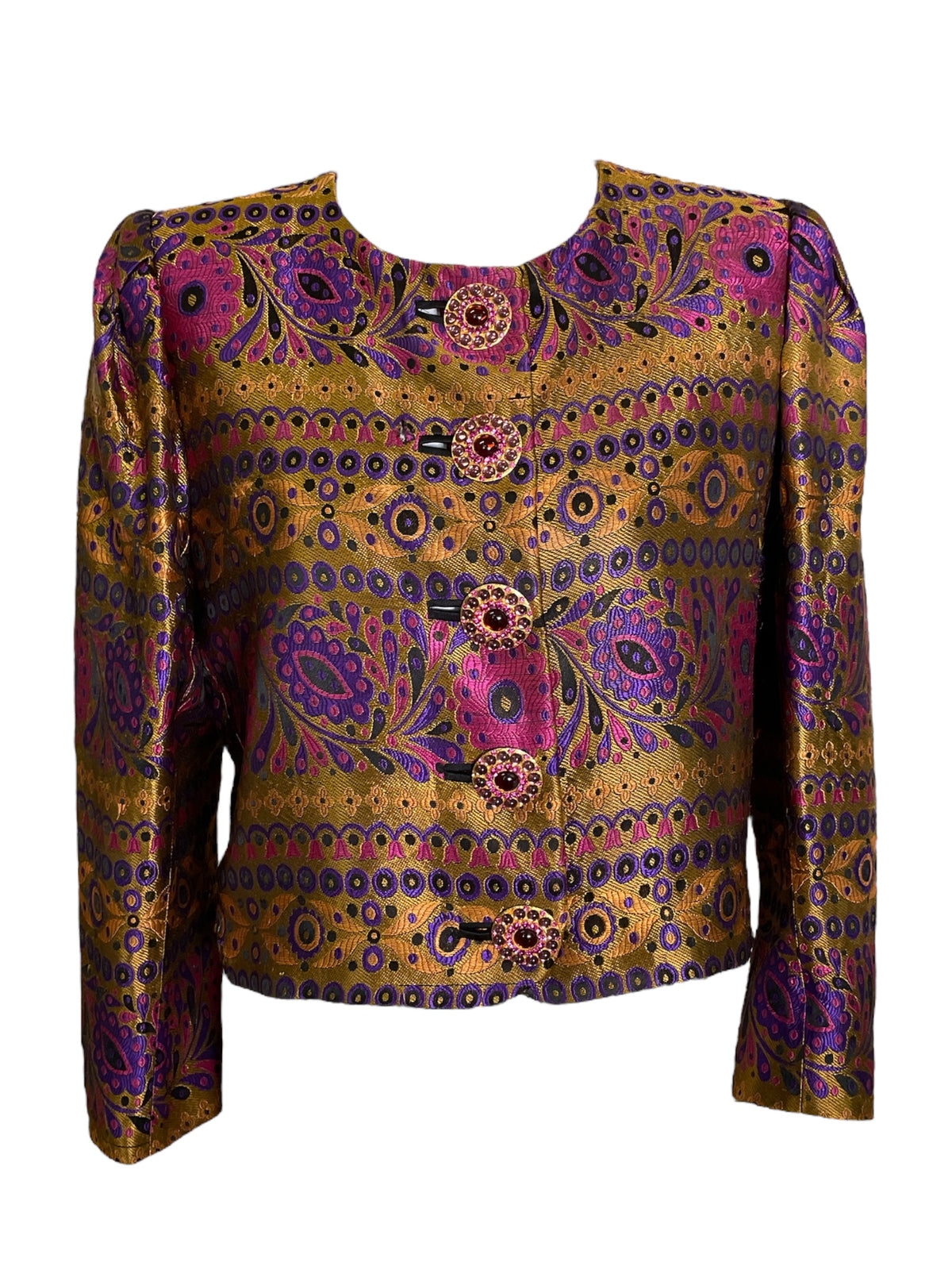 Yves Saint Laurent Rive Gauche vintage 1980s evening jacket