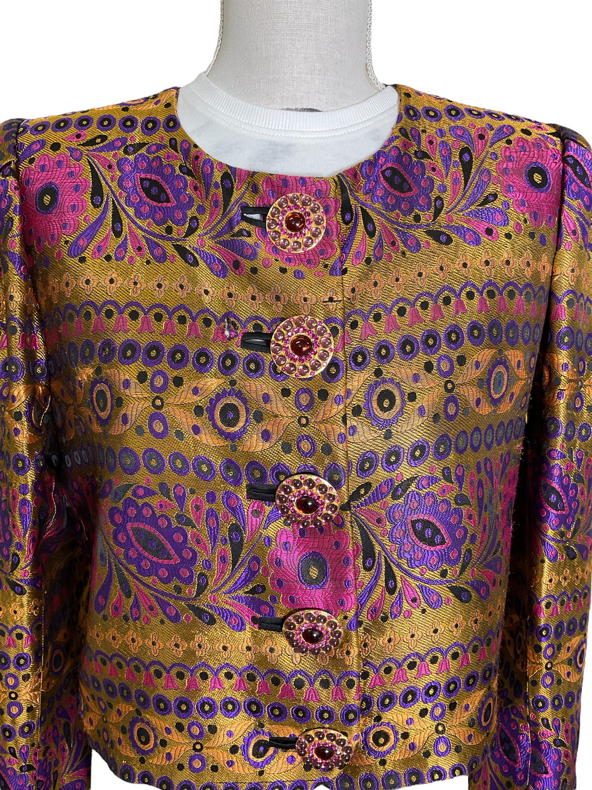 yves saint laurent rive gauche ジャケット vintage YVES SAINT LAURENT RIVE GAUCHE no-collar leather