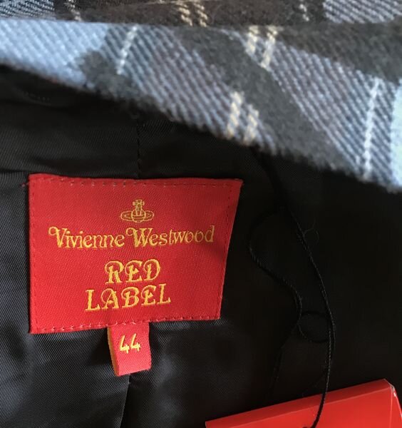 Vivienne Westwood Red Label blue check jacket