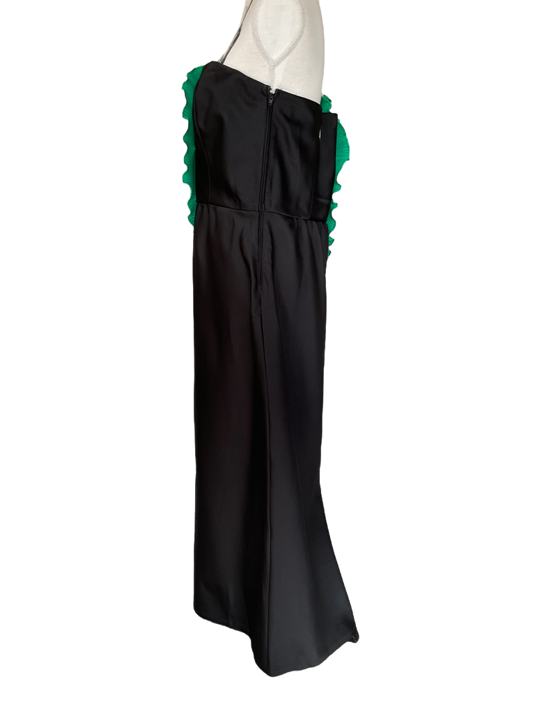 Frank Usher Vintage 1980s Evening Gown – Strapless Black Column