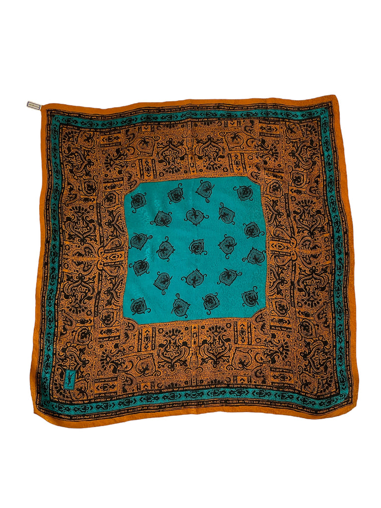 Yves Saint Laurent Silk Scarf Marilyn's Vintage Online