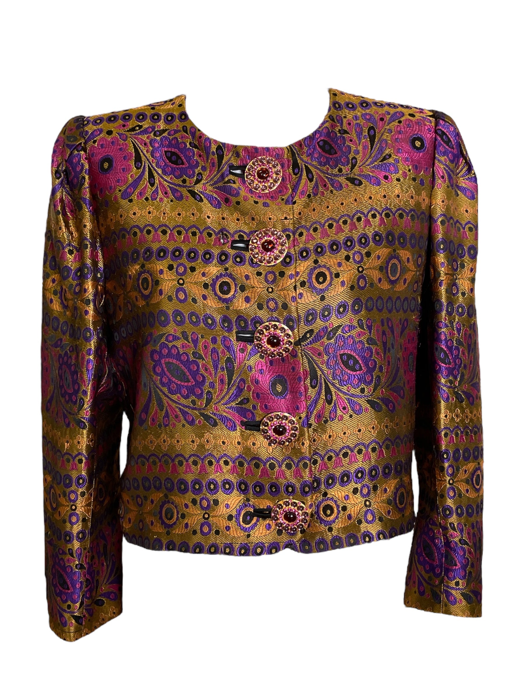美品 YVES SAINT LAURENT rive gaucheジャケット46 Yves Saint Laurent Rive Gauche vintage jacket I FALLON - FALLON