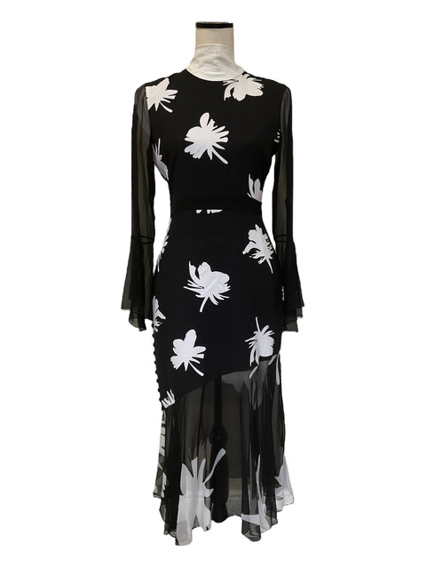 prabal gurung black and white dress & Silk Floral – Made in New York, 2015 Size:US 7.5 TikTok Sneak peek into our 510 tall